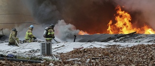 Storbrand i kåkstad i Seoul