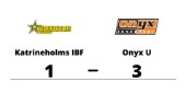 Onyx U segrare borta mot Katrineholms IBF