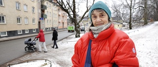 Lågt metallräcke blev hennes fall – Anita Lundberg en av de många cyklister som skadas i Uppsalatrafiken