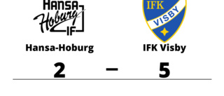 IFK Visby slog Hansa-Hoburg på bortaplan