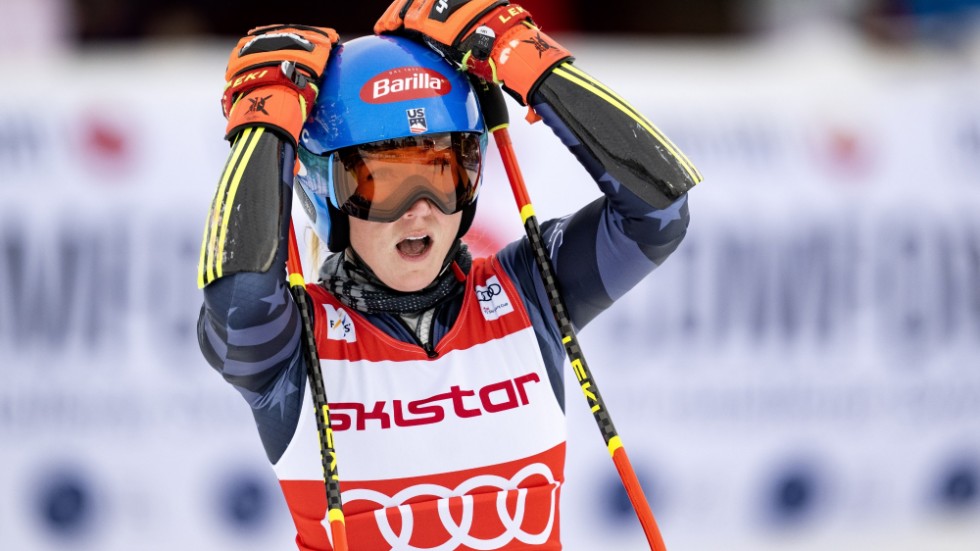 Mikaela Shiffrin kunde knappt tro att det var sant, att hon vann i Åre, hennes 86:e seger.