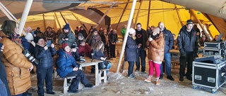 Samiska festivalen lockade många till jättekåtan