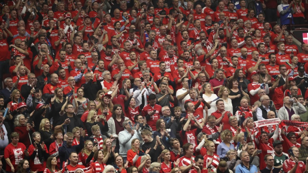 Även under handbolls-EM i Sverige 2020 spelade Danmark i Malmö och drog storpublik, men allt slutade med fiasko och uttåg redan efter det första gruppspelet. Arkivbild.