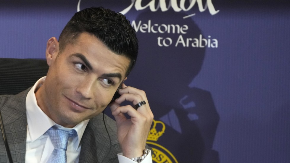 Cristiano Ronaldos saudiska klubb ställs mot PSG. Arkivbild.