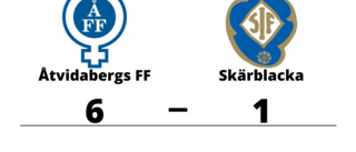 Åtvidabergs FF utklassade Skärblacka på hemmaplan