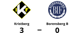 Kristberg vann efter walk over från Borensberg B