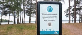 QR-kod ersätter informationsskyltar i Varamon: "Finns en baksida"