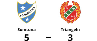 Triangeln besegrades på bortaplan av Somtuna