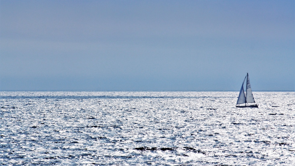 Försvara den unika miljön och ge så många som möjligt chansen att uppleva det som bara en havshorisont, såsom naturen skapade den, kan ge. skriver Pernilla Per-Olofsdotter. Bilden visar utsikten från Femörehuvud. 