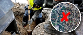 Kommunen gräver upp gata i Skellefteå – avstängd i månader