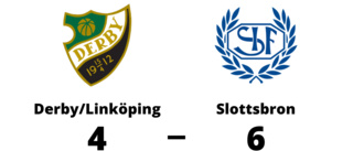 Förlust på hemmaplan för Derby/Linköping mot Slottsbron