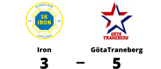 Iron föll mot GötaTraneberg med 3-5
