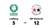 Ledberg utklassat av IBF Västerås hemma - med 5-12