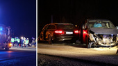 Två bilar i krock vid Arlanda – person till sjukhus