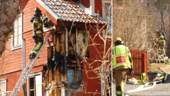 Storbranden i Enköpingsvillan: "Nära att de "tappade" huset"