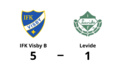 Seger för IFK Visby B mot Levide efter drömstart
