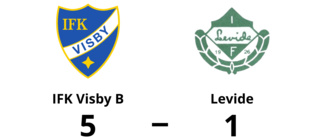 Seger för IFK Visby B mot Levide efter drömstart
