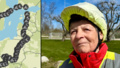 Dorothee, 73, ska cykla 500 mil till Bryssel