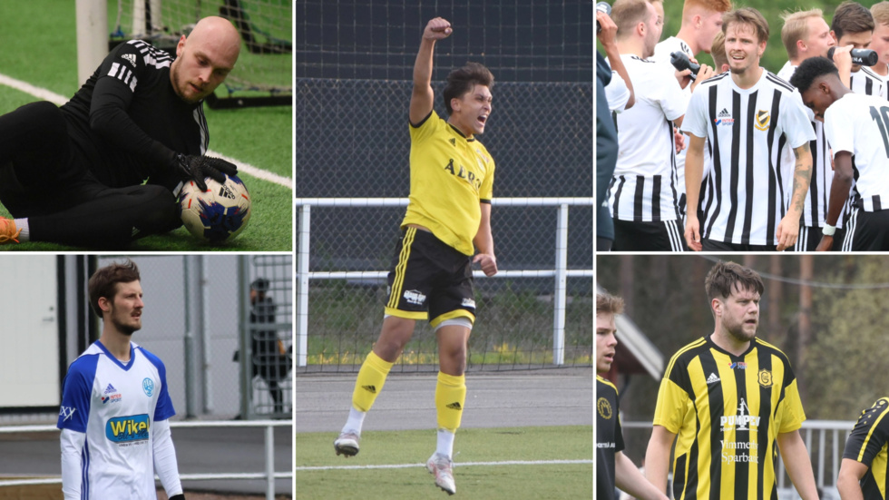 Jesper Rüdiger, Niklas Gunnarsson, Selatin Shaljani, Noel Jackeltoft och Rasmus Bexell är med i veckans elva.