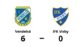 Bortaförlust för IFK Visby - 0-6 mot Vendelsö