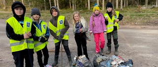 Barnen hittade 600 liter skräp – vid populärt naturområde
