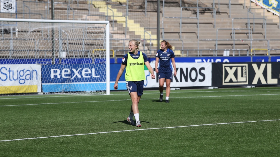 Wilma Leidhammar och IFK Norrköping tränar på tisdagen.