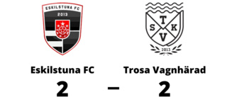 Oavgjort för Eskilstuna FC hemma mot Trosa Vagnhärad