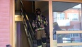 Brand bröt ut på balkong i Uppsala