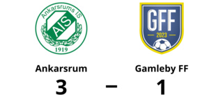 Ankarsrum vann klart mot Gamleby FF på Bruksliden