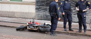 Mc-förare avliden efter olycka i centrala Uppsala