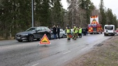 Trafikolycka i Uppsala – flera fordon inblandade
