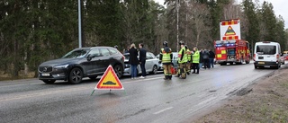 Trafikolycka i Uppsala – flera fordon inblandade