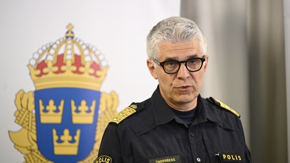Rikspolischefen Anders Thornberg. Arkivbild.
