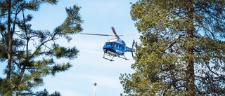 Helikopter spanade efter försvunnen kvinna