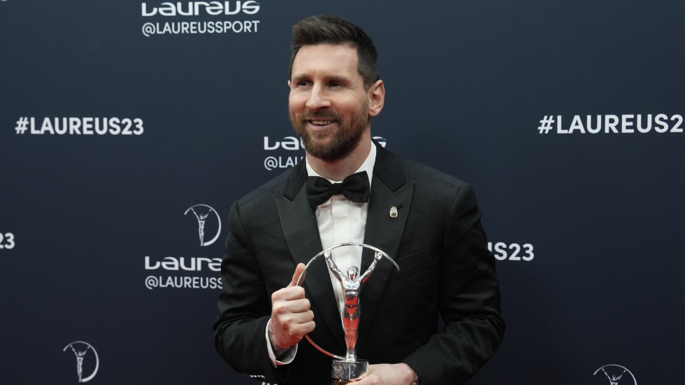 Lionel Messi med utmärkelsen sportsperson of the year. Han är världens främsta varumärke samt turistambassadör för Saudiarabien.