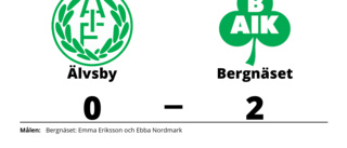 Bergnäset utan insläppt mål - för sjunde matchen i rad