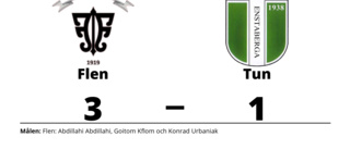 Förlust med 1-3 för Tun mot Flen