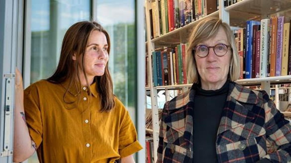 Jonna Bruce och Lillemor Åkerman får Svenska Akademiens bibliotekariepriser för år 2023. Pressbilder.
