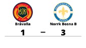 Bråvalla föll hemma mot Norrk Bosna B