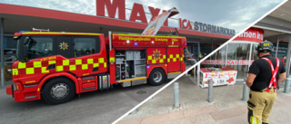Fritös i lågor – Ica Maxi fick utrymmas • "Personalen kastade brandfilt"