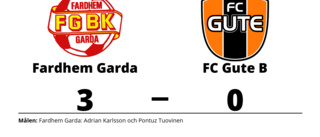 Fardhem Garda avgjorde i första halvlek mot FC Gute B
