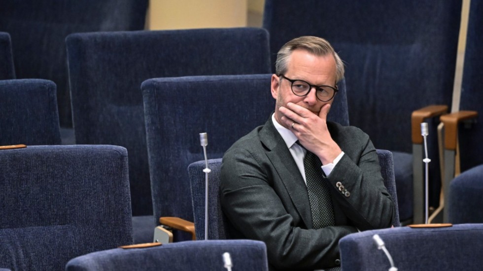 Finansminister Mikael Damberg (S) under budgetdebatten i riksdagen inför omröstningen av vårbudgeten.