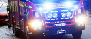 Lastbilsolycka på E4 utanför Nyköping