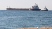 Ukrainskt spannmålsfartyg försenas