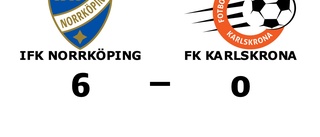 IFK Norrköping äntligen segrare igen efter vinst mot FK Karlskrona