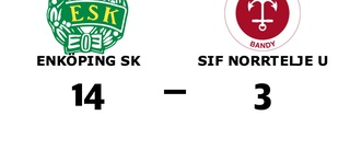Målfest när Enköping SK krossade SIF Norrtelje U