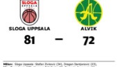 34 poäng av Stefan Zivkovic när Sloga Uppsala vann
