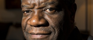 Denis Mukwege hälsar till Skellefteelever
