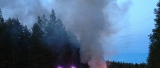 Bilbrand i Kroksjön