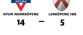 Tung förlust när Linköping IBS krossades av KFUM Norrköping